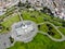 Aerial view of the Crystal Palace on Cerro Itchimbia