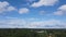 Aerial View of Cumulus Clouds. Descend to Trees -06