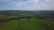 Aerial view from Curbar Edge over Hope Valley