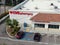 Aerial view of CVS Pharmacy Retail Location. CVS is the Largest Pharmacy Chain in the US