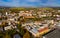 Aerial view of Czech town of Krnov