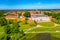 Aerial view of Danish town Soro