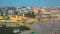 AERIAL view of Dashashwamedh Ghat, Kashi Vishwanath Temple and Manikarnika Ghat Manikarnika Ghat Varanasi India
