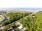 Aerial view of Dauphin Island, Alabama