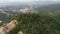 Aerial view deforest land at Malaysia