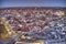 Aerial view of Delaware Riverfront Port City Gloucester NJ