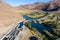 Aerial view of Derby Dam on the Truckee River