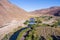 Aerial view of Derby Dam on the Truckee River