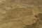 An aerial view of the desert floor in the Southern District of Israel taken from the Masada Clifftop on a hazy day