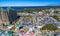 Aerial view of Destin skyline, Florida in winter