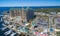 Aerial view of Destin skyline, Florida in winter