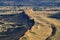 Aerial view of the Devil\'s Backbone in Loveland, CO