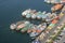 Aerial View of Dhows in Dubai