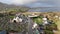 Aerial view of the Diamond in Ardara in County Donegal - Ireland