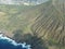 Aerial view of diamond head crater hawaii