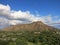 Aerial view of Diamondhead crater