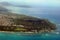 Aerial view of Diamondhead, Kapiolani Park, Waikiki, Natatorium,