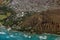 Aerial view of Diamondhead, Kapiolani Park, Waikiki, Shell, Kapa