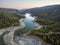 Aerial view of Diarizos river, Cyprus