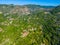 Aerial view of Dimitsana village at Greece