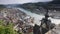 Aerial view of Dinant, Belgium