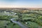 Aerial view of Dismal River in Nebraska