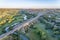 Aerial view of Dismal River in Nebraska