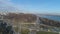 Aerial View Of The Dnieper River And Paton Bridge. Kyiv.