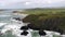 Aerial view of Doagh, north coast county Donegal, Ireland