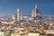 Aerial view of the Dome of Duomo