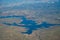 Aerial view of Don Pedro Reservoir