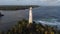 Aerial view of Dondra Lighthouse in Sri Lanka