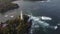 Aerial view of Dondra Lighthouse in Sri Lanka