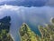 Aerial view of Dospat Reservoir, Bulgaria