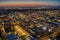 Aerial View of Downtown Bakersfield, California Skyline