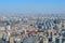 Aerial view of downtown Beijing, view from the Central Radio and TV Tower