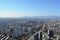 Aerial view of downtown Beijing, view from the Central Radio and TV Tower