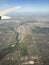 Aerial view of downtown Calgary Alberta