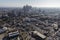 Aerial View Downtown Los Angeles Smog