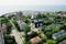 Aerial view of the downtown of Oakville, Ontario, Canada