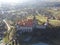 Aerial view of Dracula Castle