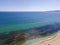 Aerial view of The Driving Beach near resort of Dyuni, Bulgaria