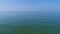 Aerial view of drone flying beautiful sea