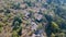 Aerial view from drone Lan Hin Poom at Phu Hin Rong Kla