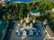 Aerial view from a drone St. Michael& x27;s Golden-Domed Monastery in Kyiv