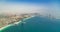 Aerial view of Dubai Marina downtown