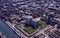 Aerial view of Dublin's civic building 1990