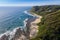 Aerial view of Dudley Bluff - Newcastle Australia