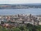 Aerial view of Dundee from Law hill