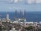 Aerial view of Dundee from Law hill